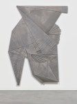 Wall relief by Wyatt Kahn Untitled 2017 Lead on panel 244.5 x 179 cm / 96 1/4 x 70 1/2 in