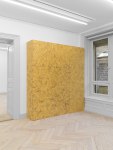 Valentin Carron The Shelter 2020 Oil on MDF board Exhibition copy Total dimensions variable / Minimal size: 225 x 200 x 40 cm