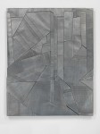Wall relief by Wyatt Kahn Untitled 2019 Lead on panel 122 x 99 cm / 48 x 39 in