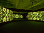 Installation view of film installation by Doug Aitken