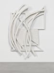 Wall relief by Wyatt Kahn A Month Away 2020 Linen on linen on panel 250 x 170 x 18 cm / 98 1/2 x 67 x 7 in