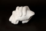 Douglas Gordon Exhibit A 2016 Carrara marble 16 x 12 x 16 cm / 6 1/4 x 4 3/4 x 6 1/4 in