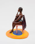 Heroine inspired by the fantasy of Saartjie Bartmann in Paris 1

2023

3D printed PLA, epoxy resin, oil primer, acrylic, steel and MDF stand

(Figures), 3D printed PLA, epoxy resin, MDF, oil primer, acrylic (Chair)

Sculpture 155.5 x 66 x 89 cm / 61 1/4 x 26 x 35 in

Pedestal 5 x 244 x 152 cm / 2 x 96 1/8 x 59 7/8 in

&amp;copy; Tschabalala Self&amp;nbsp;