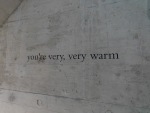 Douglas Gordon I AM HIDE 2007 Vinyl text in matt black on wall, Bembo font, lower case, 15 lines Letter height 3,8 cm