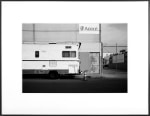 (Temporary) Homes for America: 3300 block to 4400 block, Union Pacific Avenue, between South Grande Vista Avenue and South Marianna Avenue, Los Angeles/Commerce, California, December 2020
2021
Black and white fiber print
Ed. 1/1 + 1 AP
Sheet 20.5 x 30.5 cm / 8 x 12 inches

BESHT48010