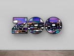 Lightbox sculpture by Doug Aitken, ZOO 2020 Chromogenic transparency on acrylic in aluminum lightbox with LEDs 100.5 x 312 x 18 cm / 39 1/2 x 122 7/8 x 7 in