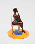 Heroine inspired by the fantasy of Saartjie Bartmann in Paris 1

2023

3D printed PLA, epoxy resin, oil primer, acrylic, steel and MDF stand

(Figures), 3D printed PLA, epoxy resin, MDF, oil primer, acrylic (Chair)

Sculpture 155.5 x 66 x 89 cm / 61 1/4 x 26 x 35 in

Pedestal 5 x 244 x 152 cm / 2 x 96 1/8 x 59 7/8 in

&amp;copy; Tschabalala Self&amp;nbsp;