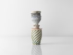 EUN-HA PAEK
Hobnog, 2022
Handbuilt and 3D printed glazed stoneware, epoxy
9.25" H x 3" W x 3" D