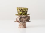 GRAHAM MARKS
Candelabra, 2024
Glazed stoneware, thrown, coiled, and pinched
6.5" H x 5" Dia.