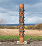 JAKOB J&amp;Oslash;RGENSEN
The Tree, 2022
Steel
126&amp;quot; H x 20&amp;quot; Dia.
Granite base: 5&amp;quot; H x 35&amp;quot; W x 35&amp;quot; D