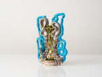 GRAHAM MARKS
Malinalco Candelabra, 2023
Glazed stoneware, thrown, coiled, and pinched
16&amp;quot; H x 12&amp;quot; W x 5&amp;quot; D