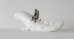 SAKARI KANNOSTO
Whale raiders, 2022
Glazed stoneware
10.625" H x 23.25" W x 9.875" D