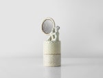 EUN-HA PAEK
Mongmong Lassie Container, 2022
Handbuilt and 3D printed glazed stoneware, epoxy
12" H x 6.5" W x 4.5" D