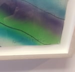 Blue Nile River (signature detail), 2010

acrylic on paper

25&amp;quot; x 40&amp;quot;