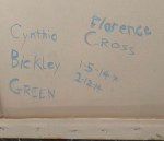 Florence Cross (signature verso), 2014

acrylic on canvas

42&amp;quot; x 42&amp;quot;