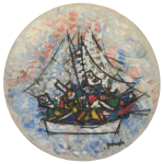 Boat, 1963

oil on canvas

20&amp;quot; x 20&amp;quot;