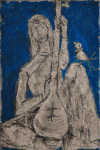 M. F. Husain,&amp;nbsp;Untitled (Lady with a Sitar), 1962
Oil on canvas,&amp;nbsp;36.13 x 24.25 in,&amp;nbsp;91.76 x 61.60 cm
HUSMF449