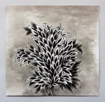 Ink drawing of an embroidery study