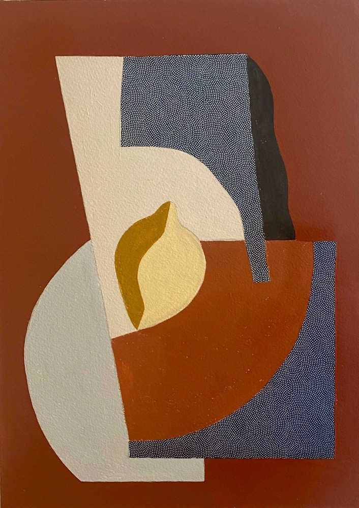 Wayne Pate, Jug On a Table and Lemon in a Bowl, 2020