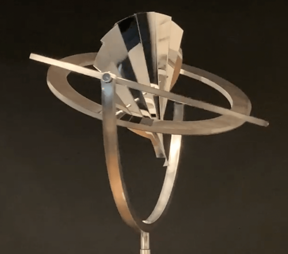 John Poch&eacute;, Ruffled Helix, 2022