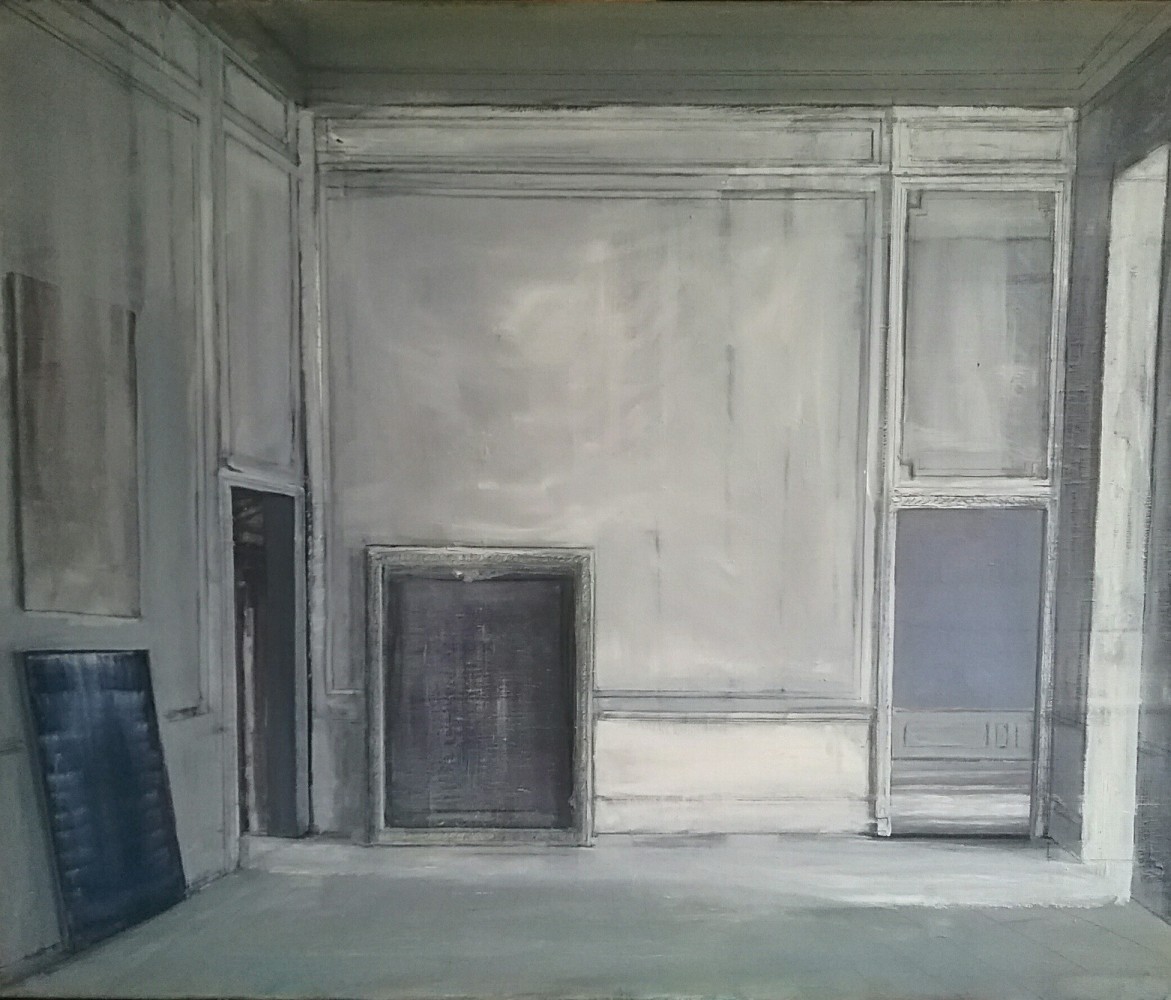 Pierre Bergian, Three Paintings and Three Doors, 2018