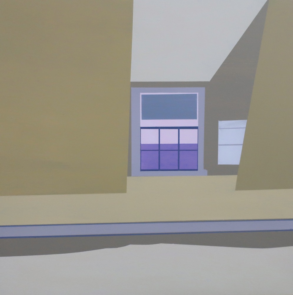 Greta Van Campen, Purple Morning, View from Bed, 2018