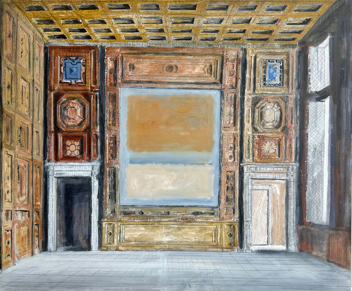 Pierre Bergian The Golden Room (Hommage to Rothko), 2024