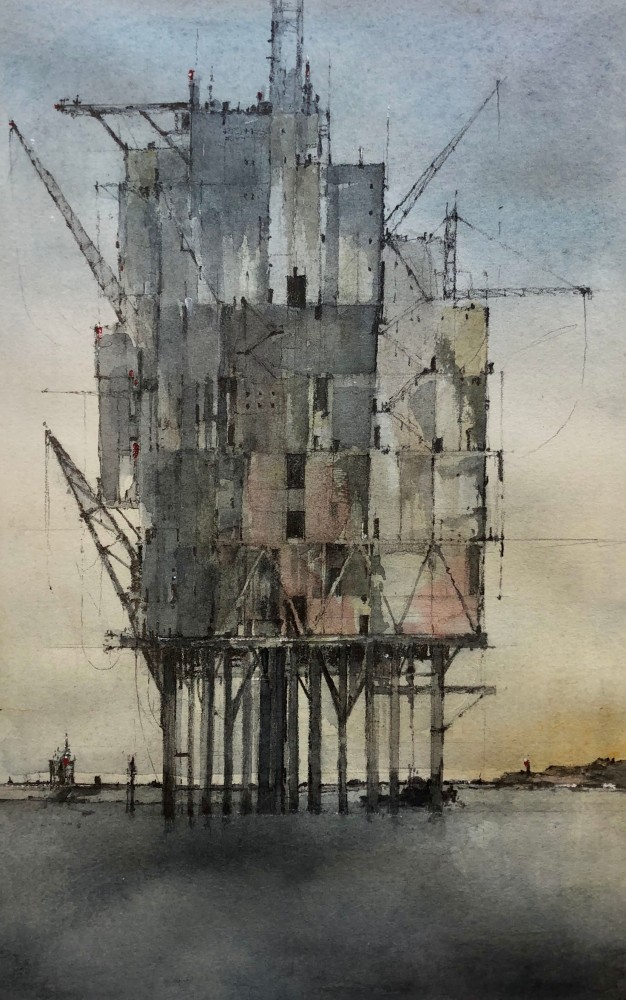 Errol Barron, Abandoned Rig, 2019
