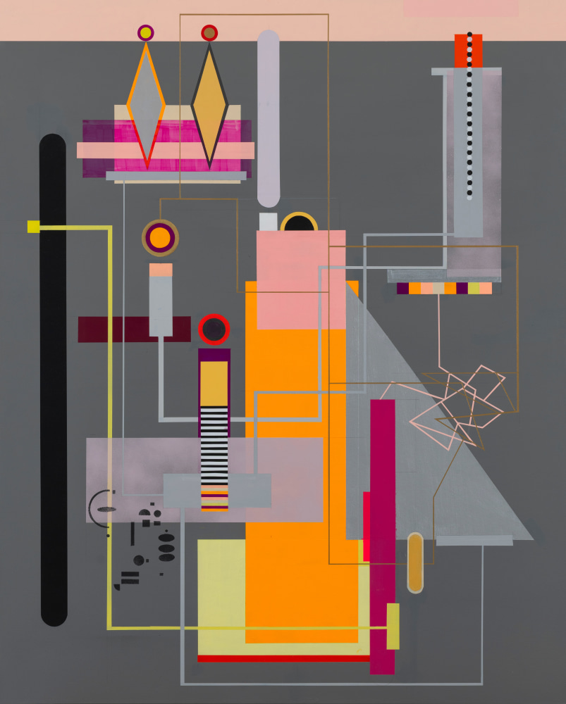 Dannielle Tegeder, Instructions in Fog with Pink Stations of Grounding, 2021