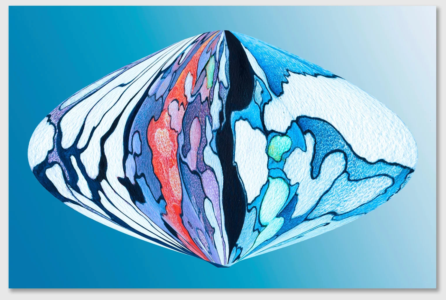 Rebecca Alston Blue World Options Rising, 2014-18