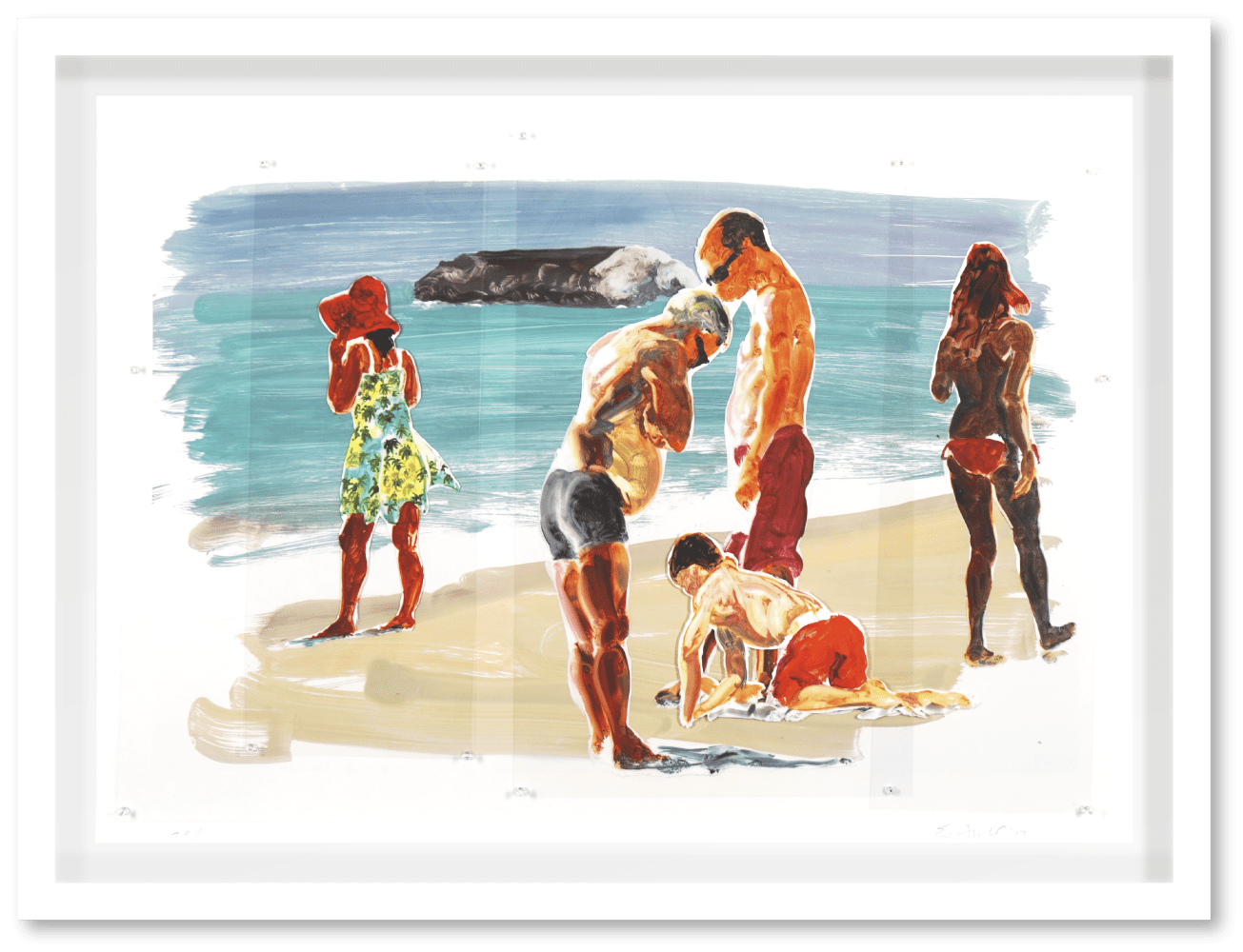 Eric Fischl, Untitled (Digging Boy), 2018