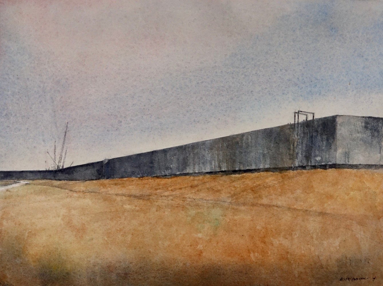 Errol Barron, Floodwall, 2020