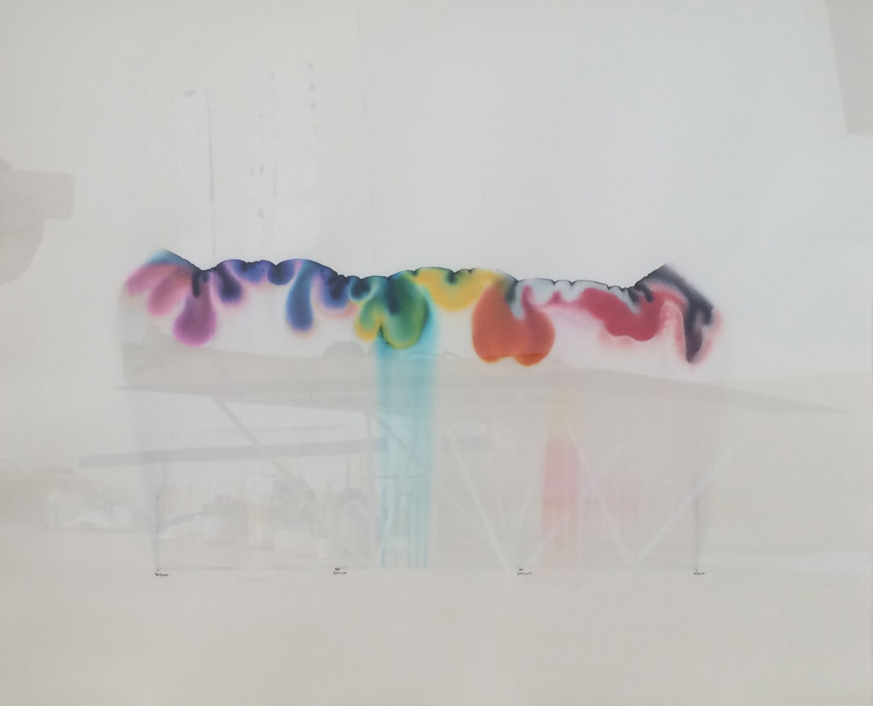 Joseph Cohen, Chromatography Drawing 2, 2017