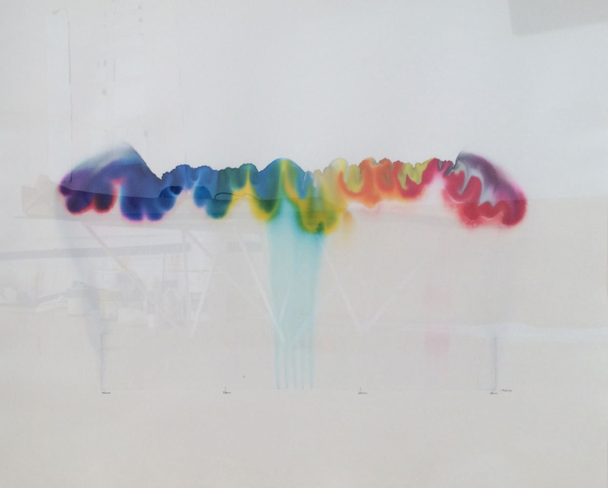 Joseph Cohen, Chromatography Drawing 3, 2017