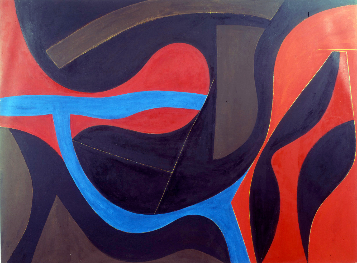 Fritz Bultman, Intrusion of Blue,&nbsp;1974