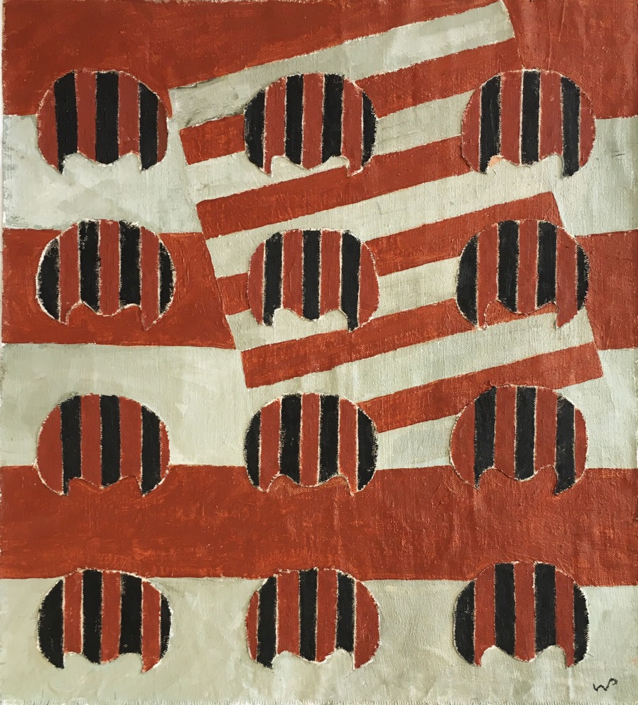 Wayne Pate Polychromy on Loose Linen, 2019