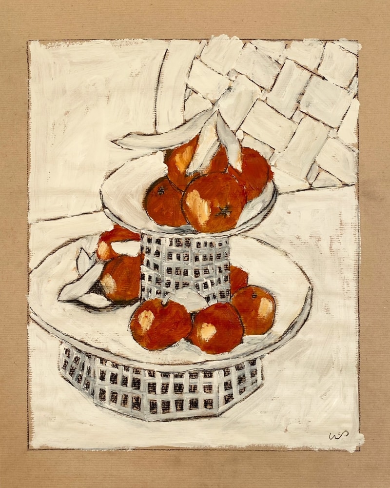 Wayne Pate, Hoffman with Oranges, 2022