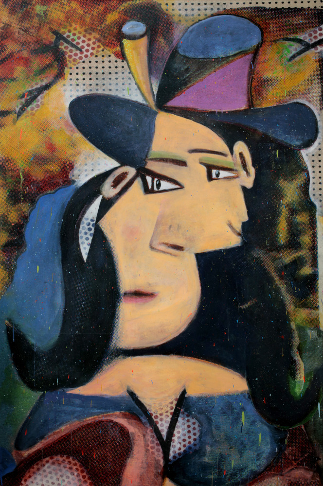 Bruce Helander, Two Faces Have I, 2019