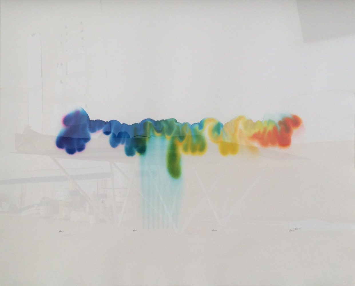 Joseph Cohen, Chromatography Drawing 5, 2017