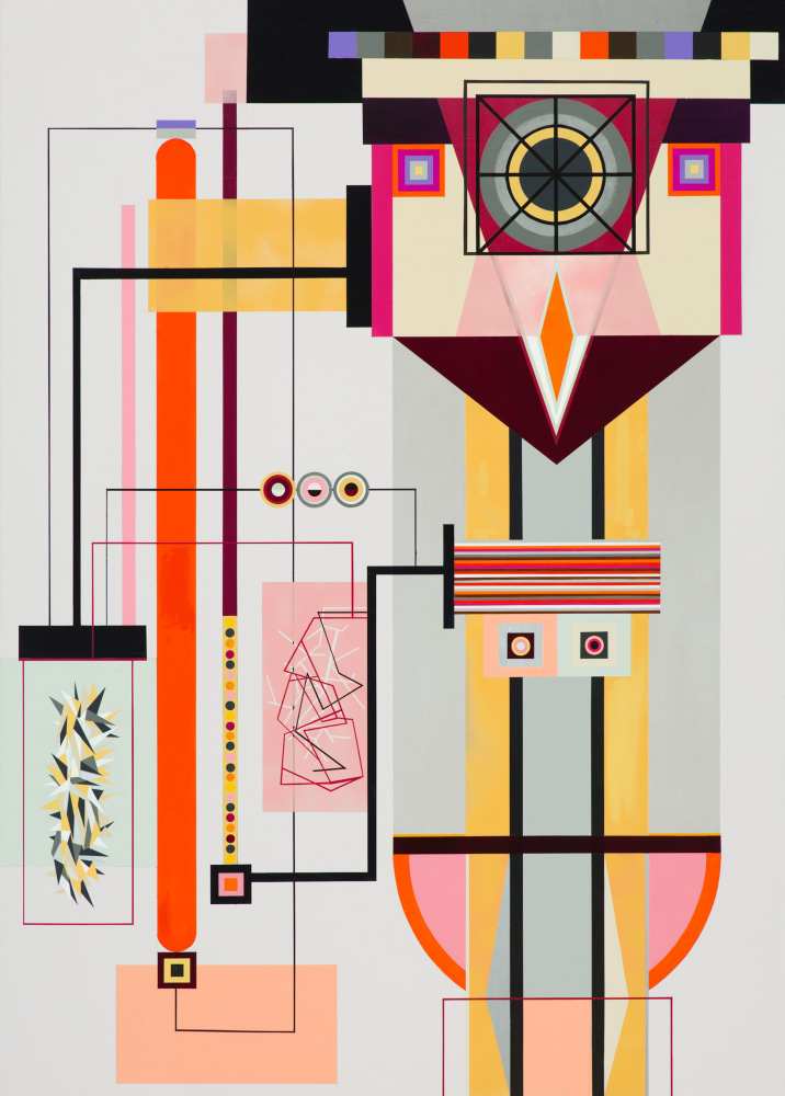 Dannielle Tegeder Maze of Blush Gold Worlds with Secret Passages, 2021