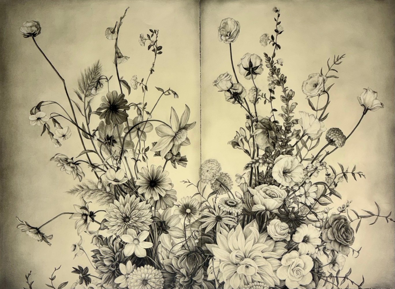 Emily Farish (Two Panel) Arrangement/Re-Arrangement, 2025