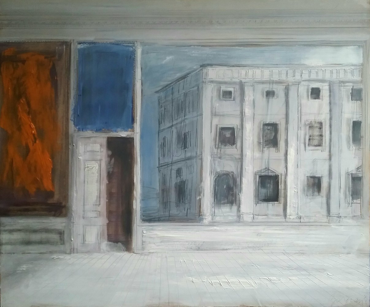 Pierre Bergian, Fire Left, Building Right, 2017