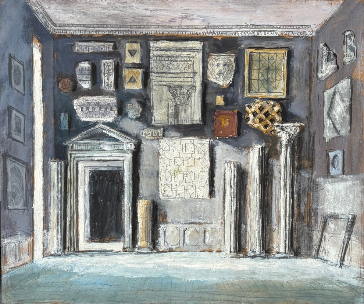 Pierre Bergian, Three Columns, 2025