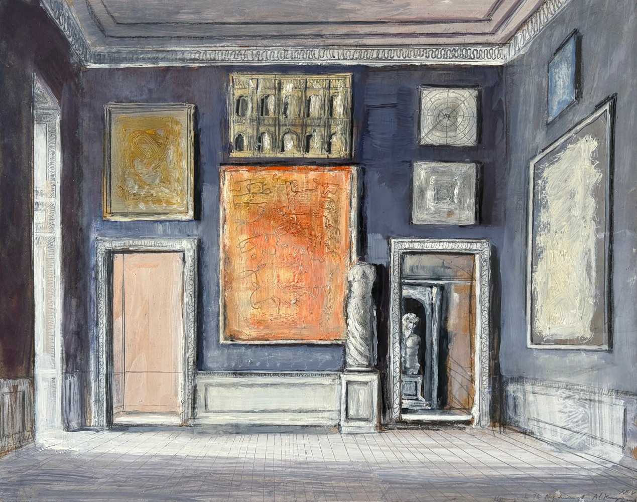 Pierre Bergian, Homage to the Neptunus of Altemps in Rome, 2025