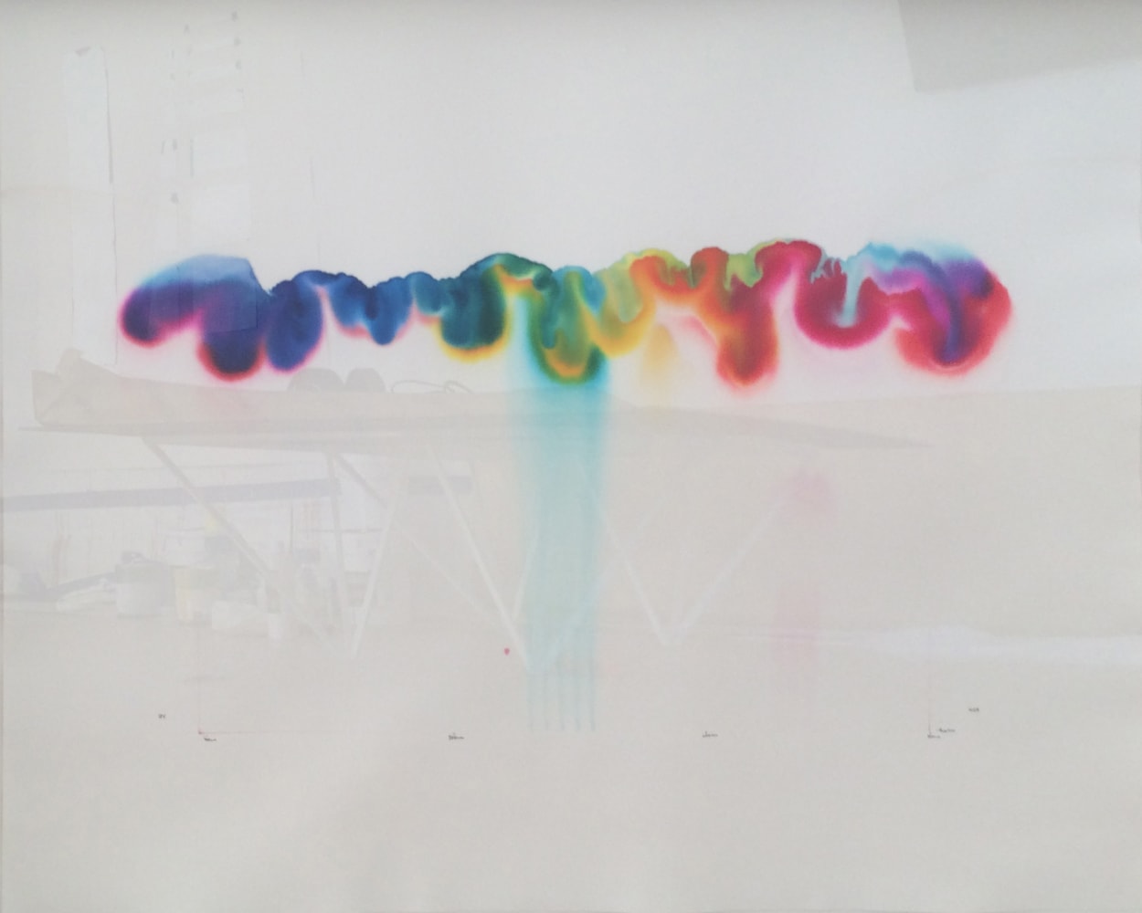 Joseph Cohen, Chromatography Drawing 4, 2017