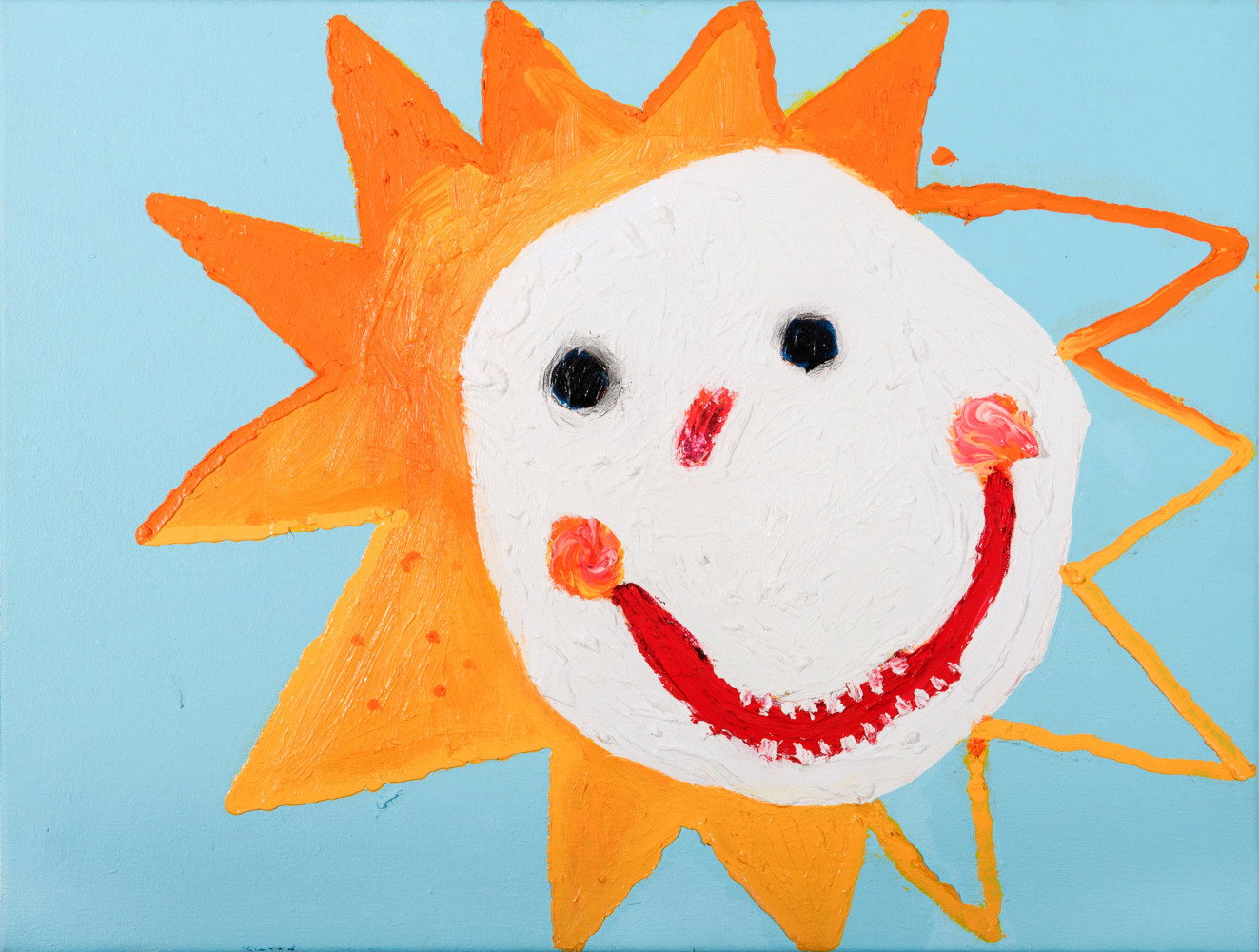 Mr. Sun Watching the Girls