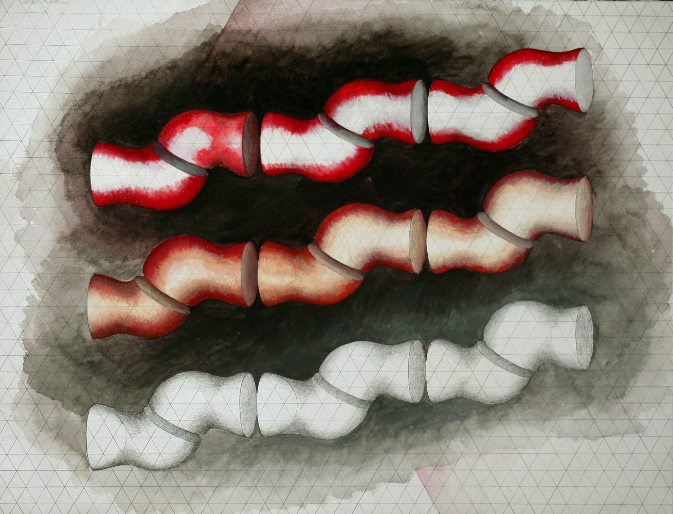 UNTITLED (STUDY FOR HEXAGONAL QUINTET)