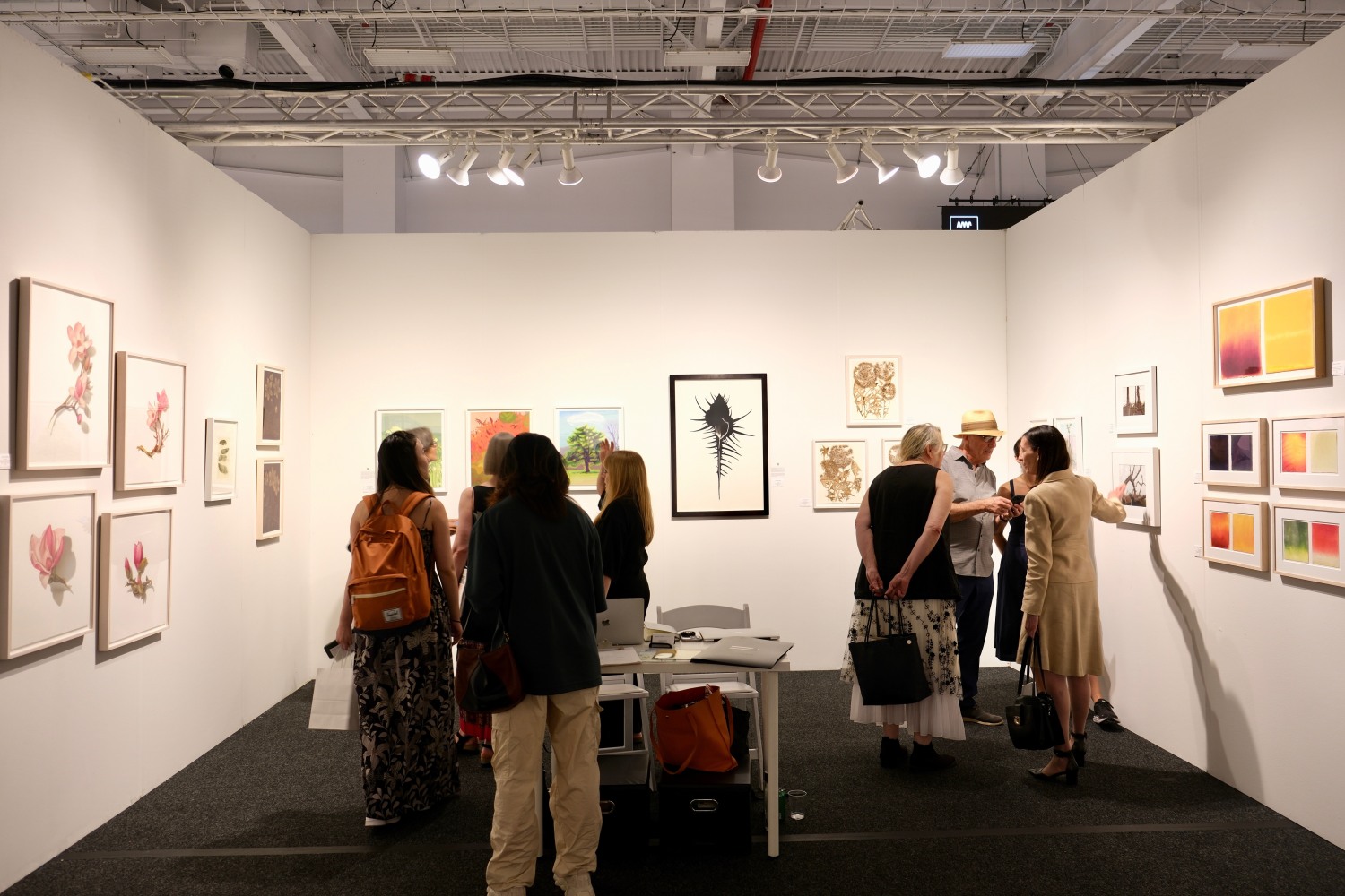 Opening night at Art on Paper New York (Booth C07)