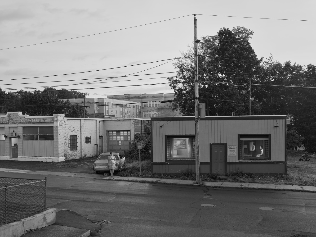 Gregory Crewdson, THE FAMILY DOCTOR, 2021-2022, digital pigment print, 34 1/2 x 46 inches