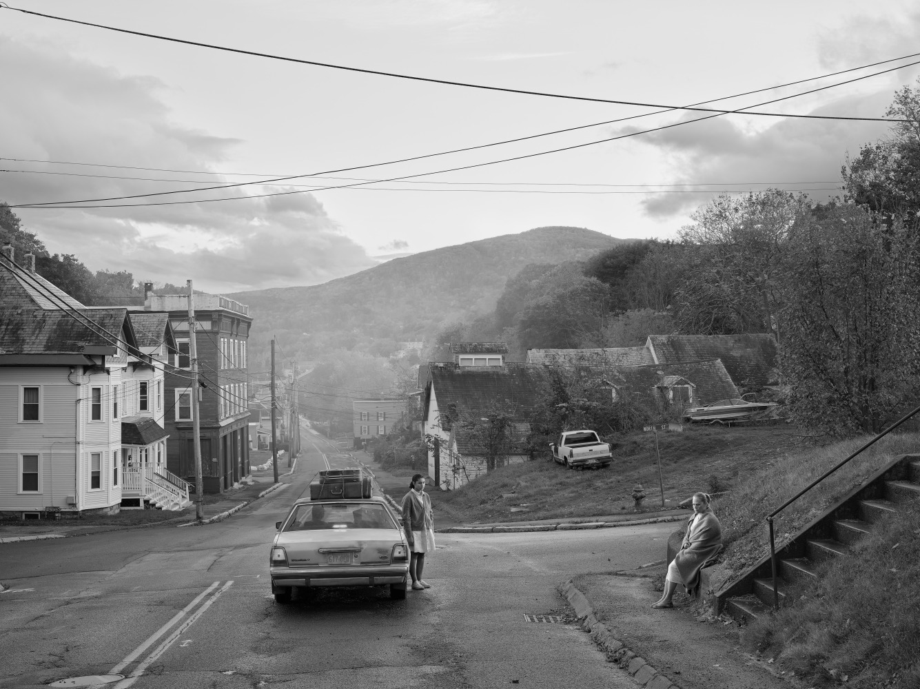 Gregory Crewdson, THE DEPARTURE, 2021-2022, digital pigment print, 34 1/2 x 46 inches